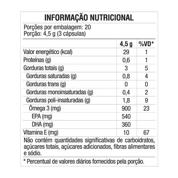 Ômega 3 EPA DHA 60 Cápsulas de 1g - Vitafor