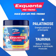 Pre Treino Exquenta Pink Lemonade 300g - +mu