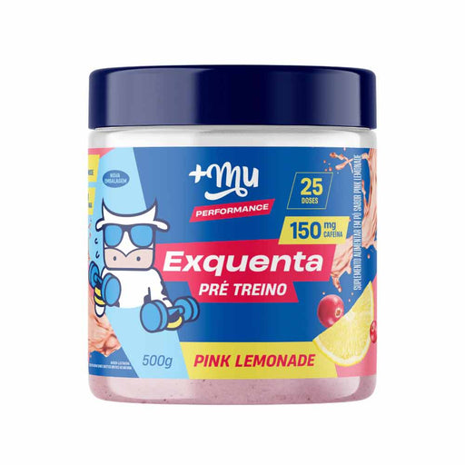 Pre Treino Exquenta Pink Lemonade 300g - +mu