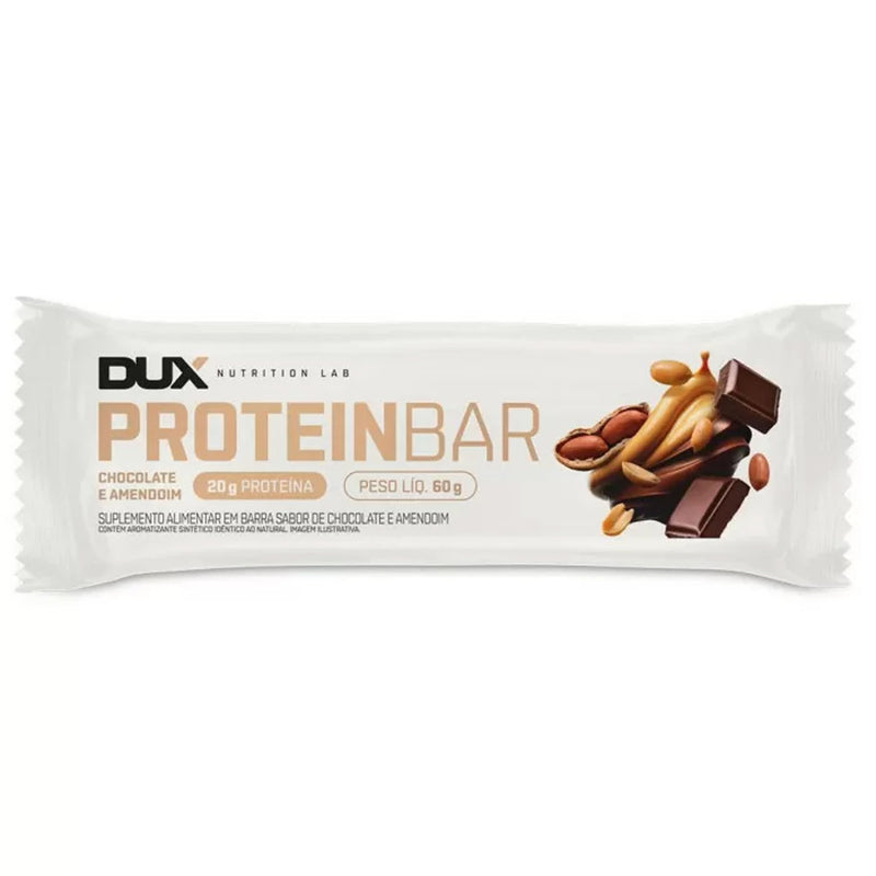 Barra de Proteina Protein bar chocolate com amendoim 60g - Dux Nutrition