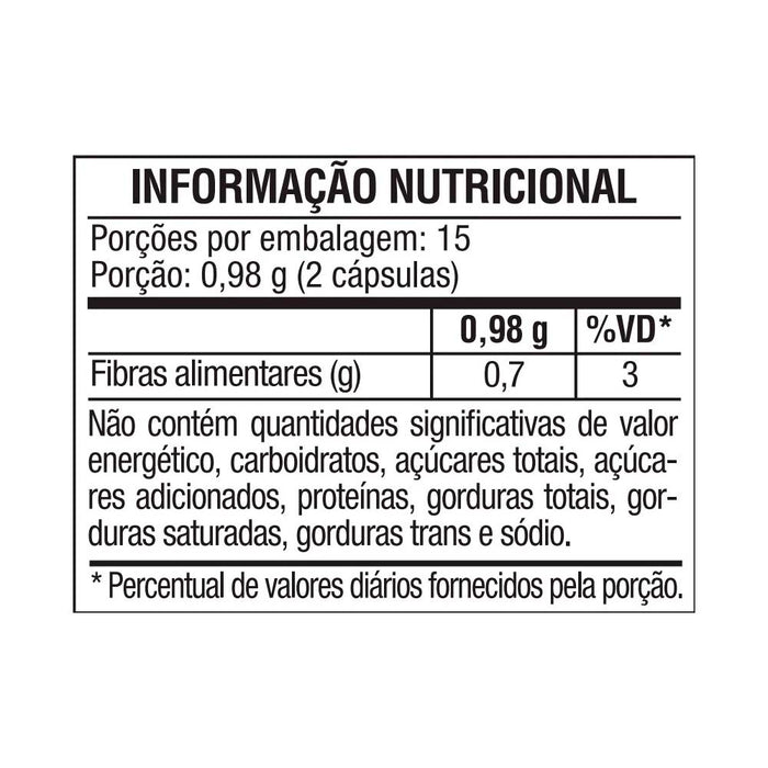 Tabela nutricional Simfort Plus 