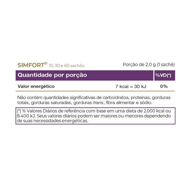 simfort tabela nutricional