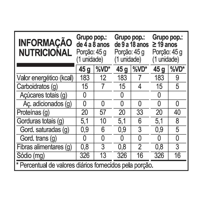 Snack Fitzei 45g Ervas Finas com Queijo - Vitafor