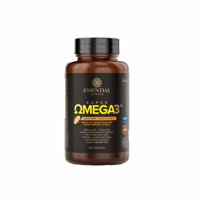 Super Omega-3 TG Gastro-resistant 90 Cápsulas - Essential Nutrition