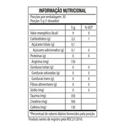 tabela nutricional pre treino bope black skull