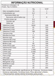 tabela nutricional suplemento alimentar Supri Bari 120 Comprimidos da Suprimed