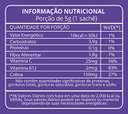 tabela nutricional Defense 10 Sachê de 5g Cranberry e Limão 