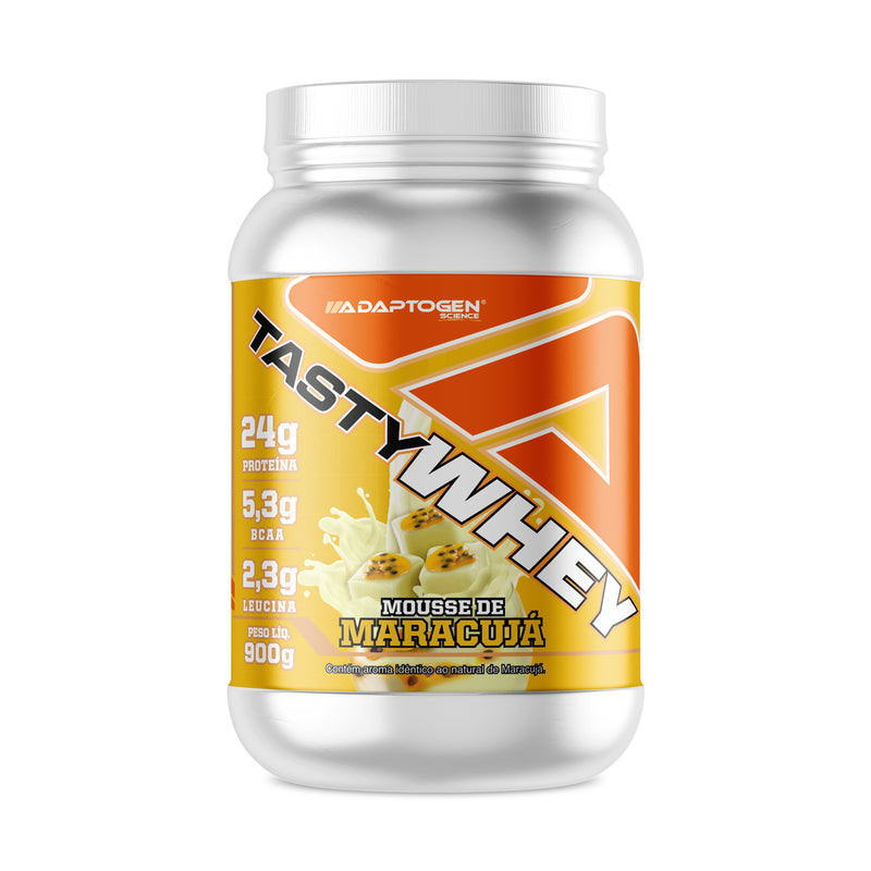 whey protein sabor mousse de maracuja 900g - Adaptogen