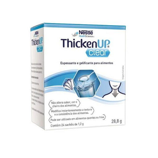 Thicken Up Clear Caixa com 24 Sachês de 1,2g Espessante Alimentar - Nestlé