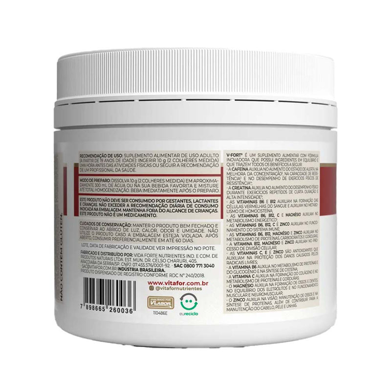 V Fort 240g Frutas Vermelhas - Vitafor