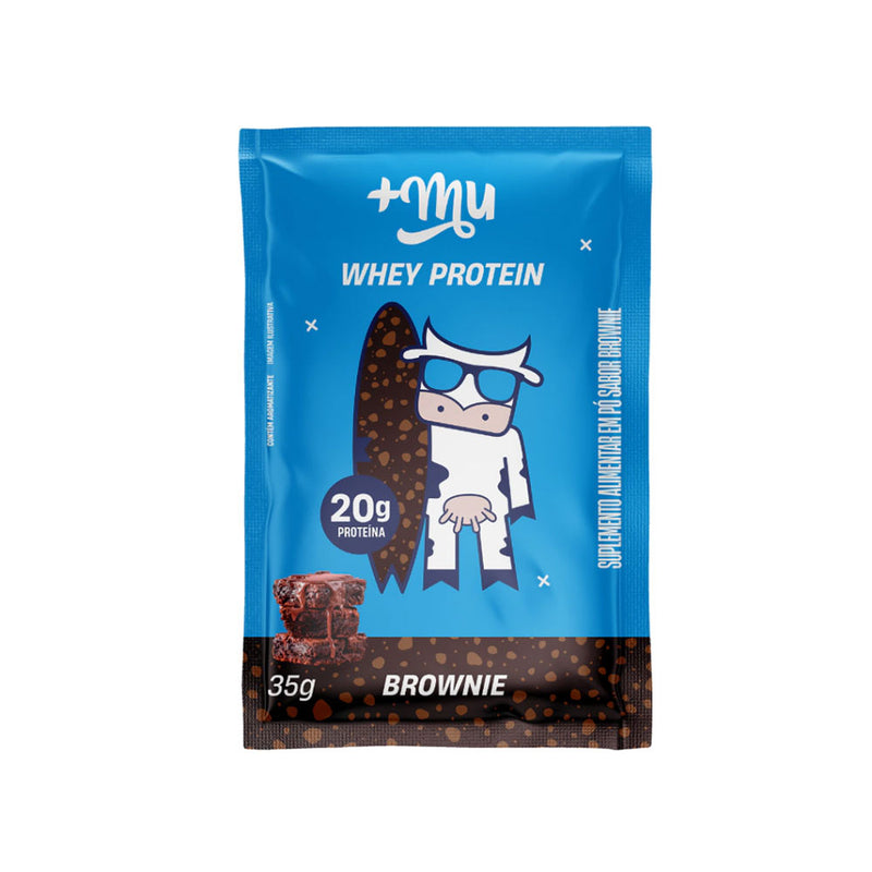 Whey protein sache +mu sabor brownie