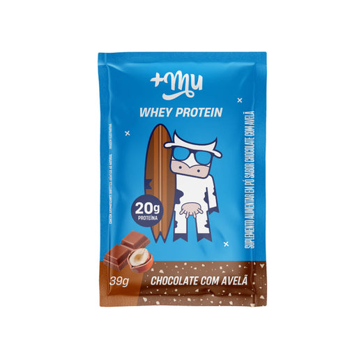 whey protein concentrado +mu sache sabor chocolate com avelã