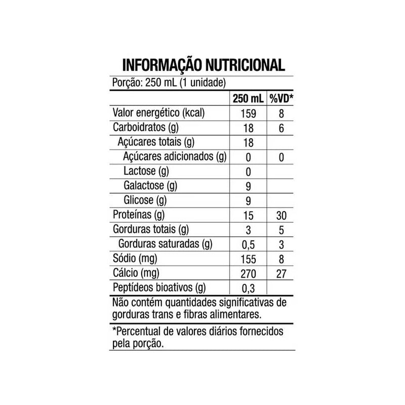 tabela nutricional whey drink gourmet