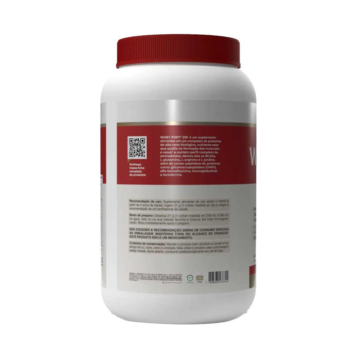 Whey Fort 3w Sabor Chocolate 900g - Vitafor