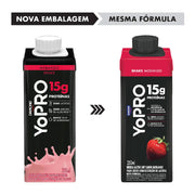 nova embalagem Yopro Protein Morango 250ml - Danone