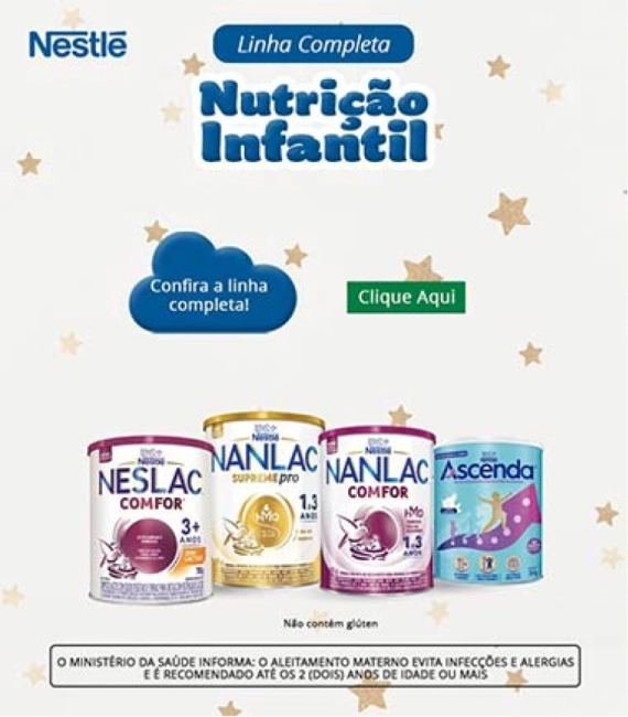 Banner Nestlé Baby - nutrição infantil