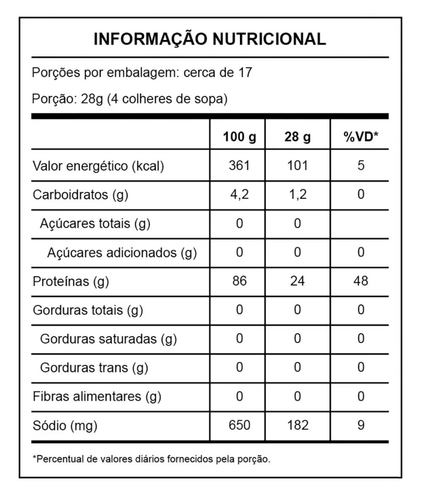 Produto Albumina em Pó 500g - MaxxiOvos