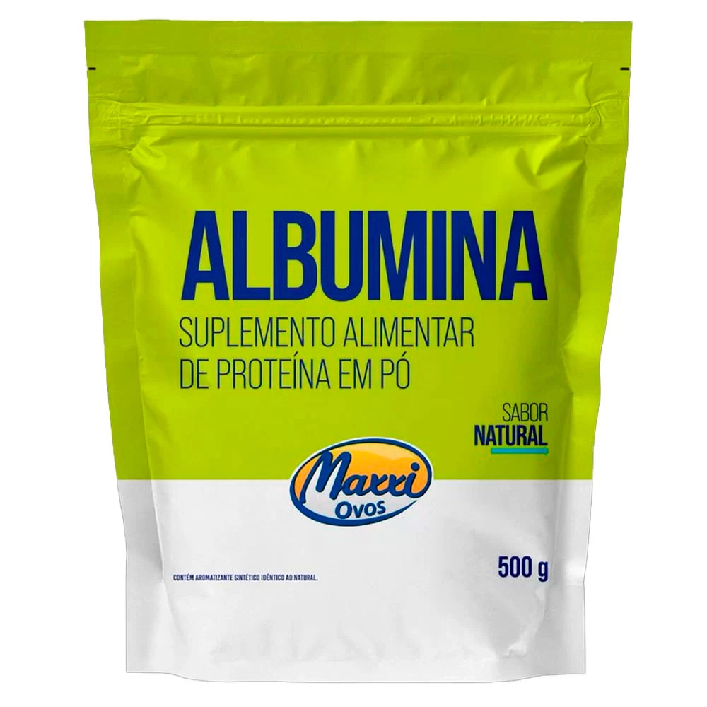 Produto Albumina em Pó 500g - MaxxiOvos