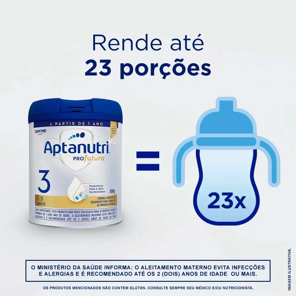 Aptanutri ProFutura 3 800G - Danone Produto Aptanutri ProFutura 3 800G - Danone