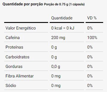 Cafeina 30 Capsulas - Dux Nutrition Produto Cafeina 30 Capsulas - Dux Nutrition
