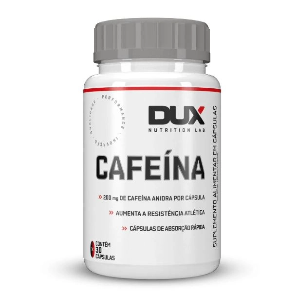 Cafeina 30 Capsulas - Dux Nutrition Produto Cafeina 30 Capsulas - Dux Nutrition