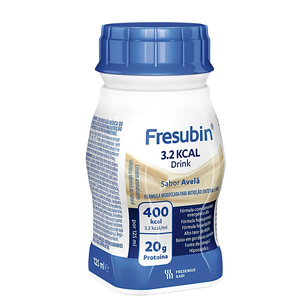 Fresubin 3.2 Kcal Drink Avelã 125ml - Fresenius Kabi Produto Fresubin 3.2 Kcal Drink Avelã 125ml - Fresenius Kabi