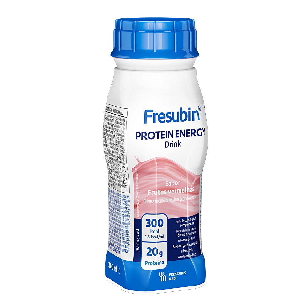 Fresubin Protein Energy Drink Frutas Vermelhas 200ml - Fresenius Kabi Produto Fresubin Protein Energy Drink Frutas Vermelhas 200ml - Fresenius Kabi