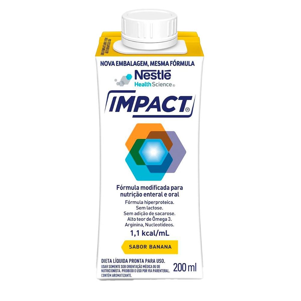 Impact Banana 200ml - Nestle Produto Impact Banana 200ml - Nestle