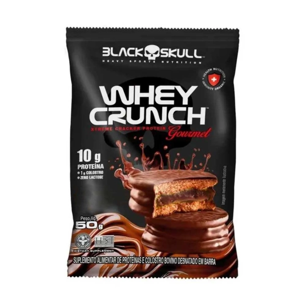 Alfajor Doce de Leite 50g - Black Skull Produto Alfajor Doce de Leite 50g - Black Skull