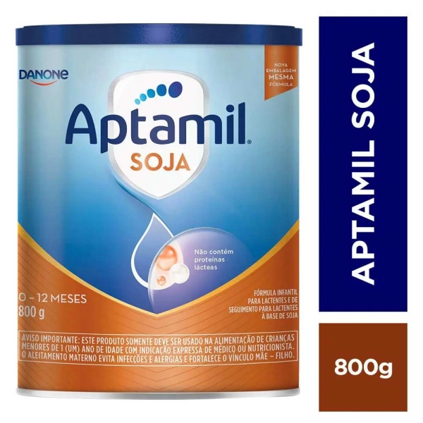 Produto Fórmula Infantil: Aptamil Soja 2 800g - 0-12 meses - Danone