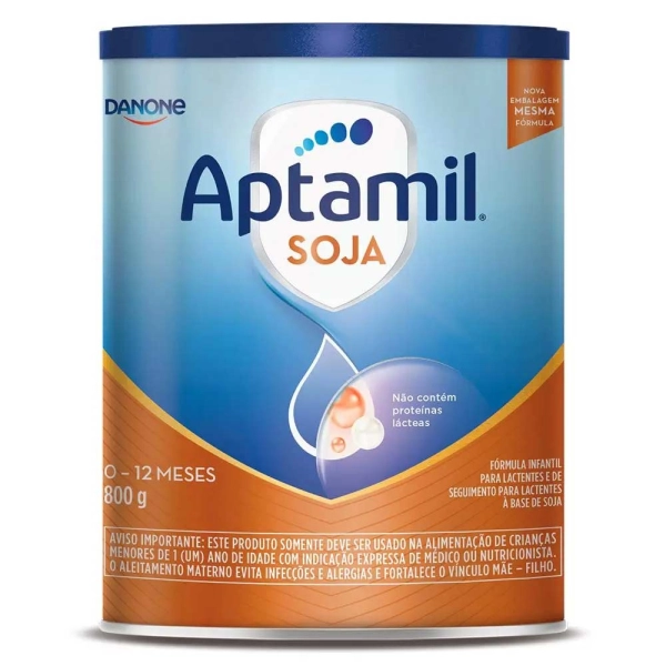 Produto Fórmula Infantil: Aptamil Soja 2 800g - 0-12 meses - Danone