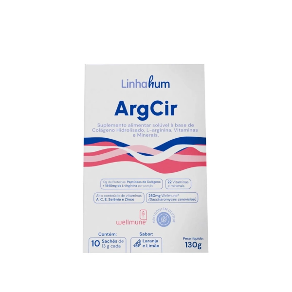 Argcir 10 Sachê de 13g Sabor Lar. e Limão 130g Produto Argcir 10 Sachê de 13g Sabor Lar. e Limão 130g