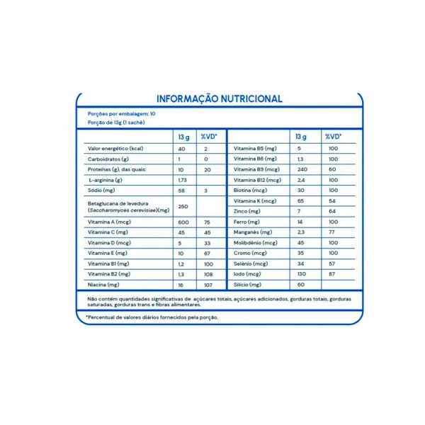 Produto Argrepair 10 Sachê de 13g Sabor Neutro 120g