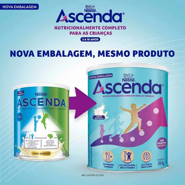 Ascenda Baunilha 364G - Nestlé Produto Ascenda Baunilha 364G - Nestlé