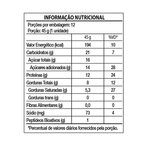 Barra de Proteina Whey Bar Cafe com Chocolate 45g - Blackskull Produto Barra de Proteina Whey Bar Cafe com Chocolate 45g - Blackskull