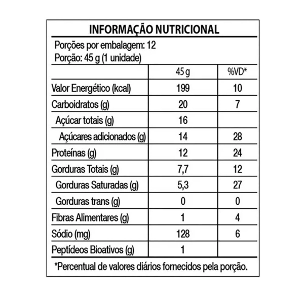 Produto Barra de Proteina Whey Bar Morango com Chocolate 45g - Blackskull