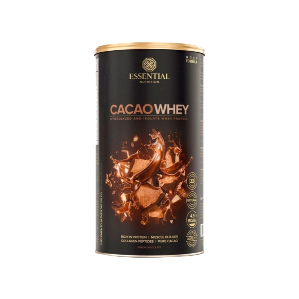 Produto Cacao Whey Lata 420g - Essential Nutrition