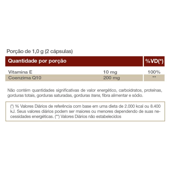 Coenzima COQ10 30 Cápsulas - Vitafor Produto Coenzima COQ10 30 Cápsulas - Vitafor