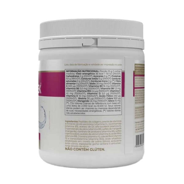 Colagentek 300g Neutro - Vitafor Produto Colagentek 300g Neutro - Vitafor
