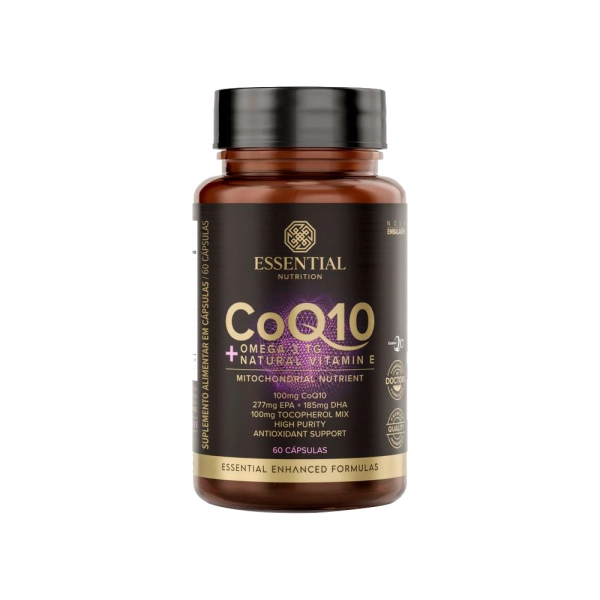 Produto CoQ10 60 Cápsulas - Essential Nutrition