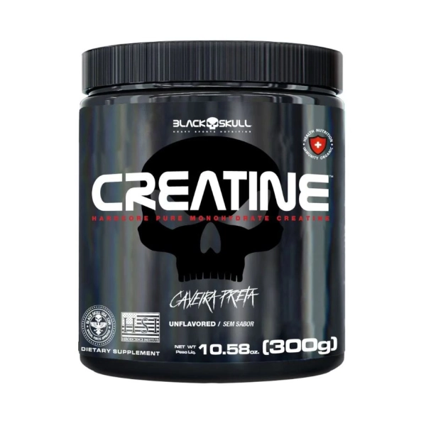 Creatine 300g Black Skull Produto Creatine 300g Black Skull