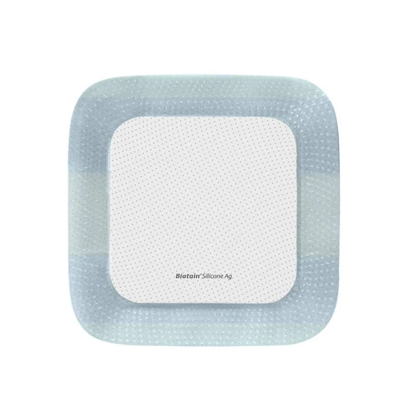 Produto Curativo Biatain Silicone Ag 12,5 x 12,5cm - Coloplast