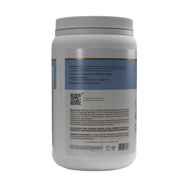 Enteral Comp Pote 800g Baunilha - Vitafor Produto Enteral Comp Pote 800g Baunilha - Vitafor