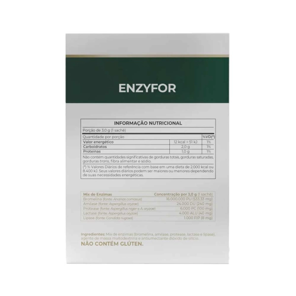 Enzyfor 30 Saches 3g - Vitafor Produto Enzyfor 30 Saches 3g - Vitafor