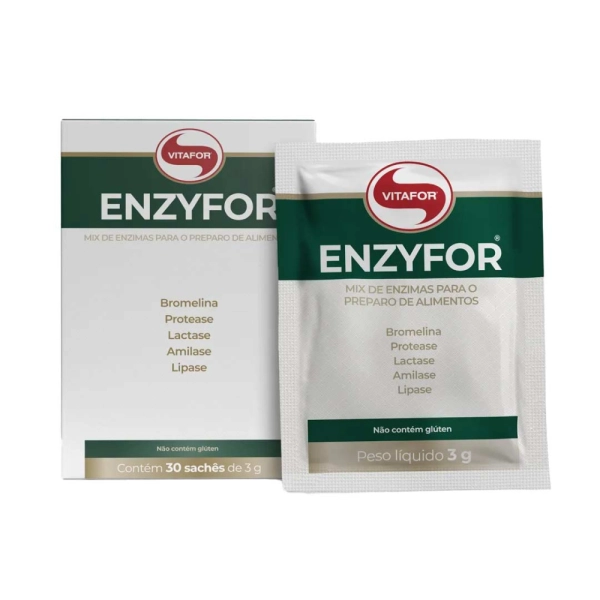 Enzyfor 30 Saches 3g - Vitafor Produto Enzyfor 30 Saches 3g - Vitafor