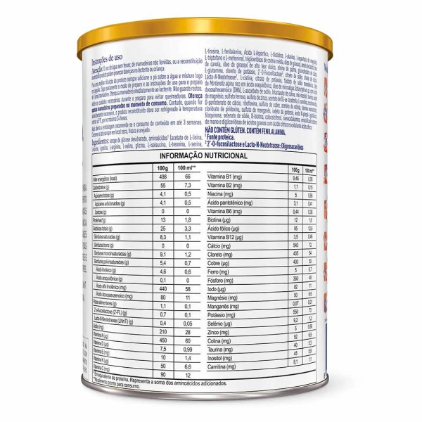 Fórmula Infantil Alfamino Hmo - 0 a 3 Anos 400g - Nestlé Produto Fórmula Infantil Alfamino Hmo - 0 a 3 Anos 400g - Nestlé