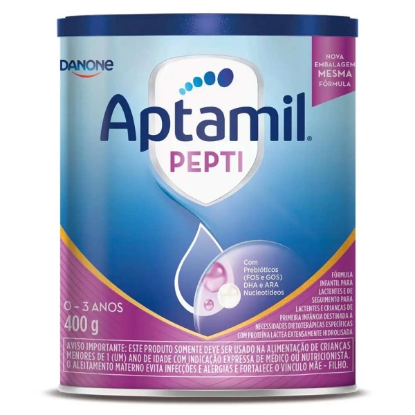 Fórmula Infantil Aptamil Pepti 400g - Danone Produto Fórmula Infantil Aptamil Pepti 400g - Danone