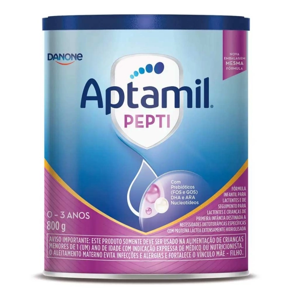 Fórmula Infantil Aptamil Pepti 800g - Danone Produto Fórmula Infantil Aptamil Pepti 800g - Danone