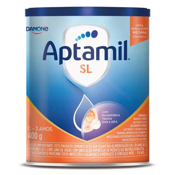Fórmula Infantil Aptamil SL - 400g - Danone Produto Fórmula Infantil Aptamil SL - 400g - Danone