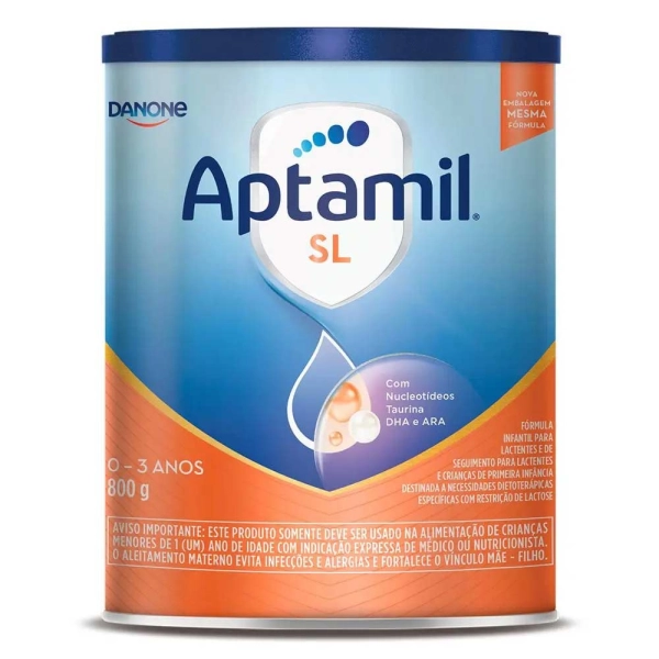 Fórmula Infantil Aptamil SL 800gr - Danone Produto Fórmula Infantil Aptamil SL 800gr - Danone